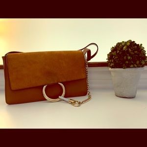 Chloé Women's Small Faye Leather & Suede Bag